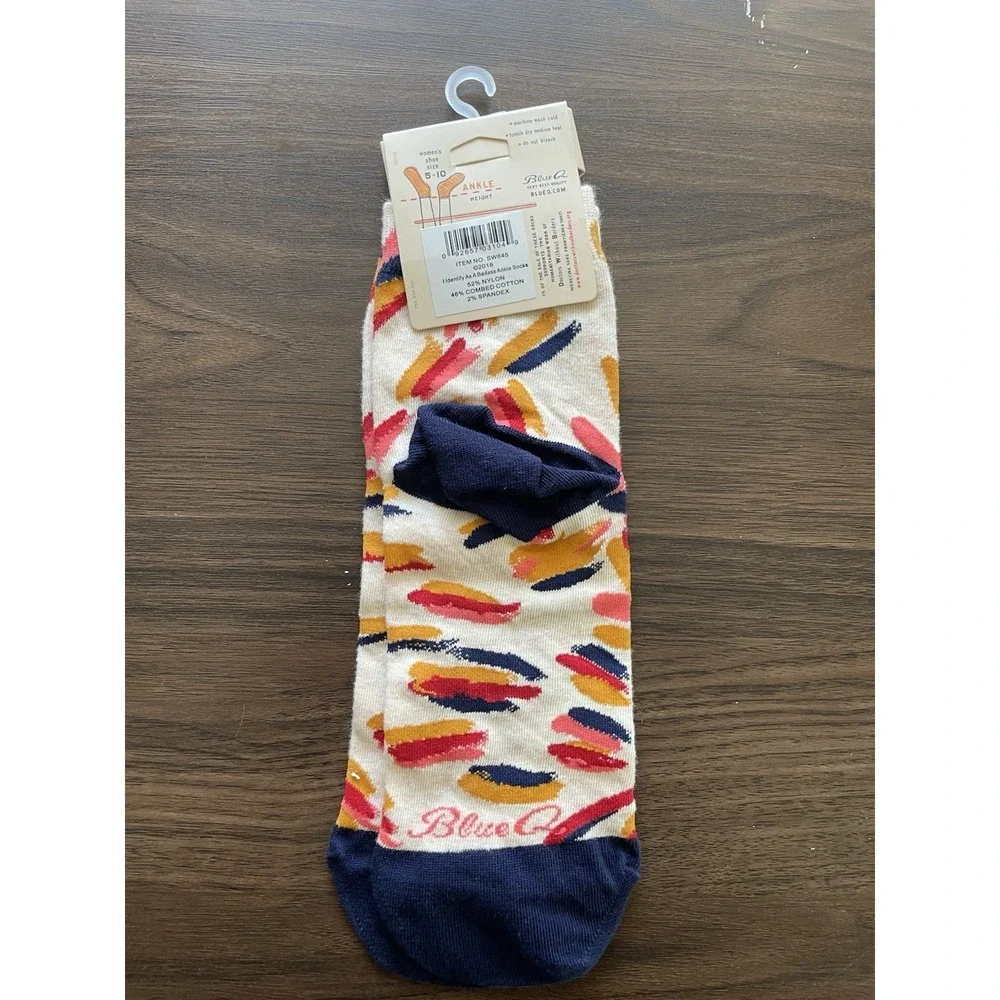 Blue Q Socks Women's Ankle Socks I Identify As A Badass Size 5-10